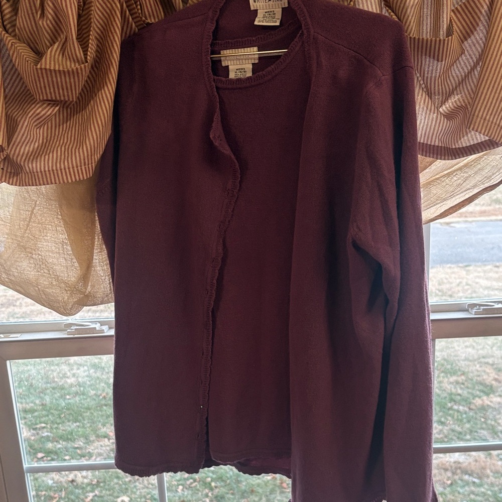 White Stag Women's Deep Purple Cardigan